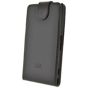 4-OK Flip ONE beschermhoes met klapdeksel voor Sony Xperia Z1, zwart