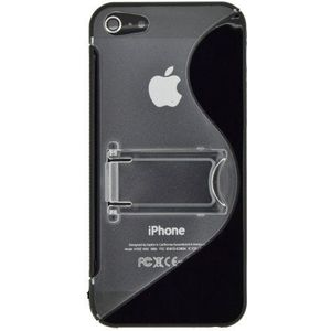 Blautel iPhone 5 Back Cover Stand Plast zwart