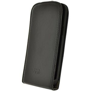 4-OK Flip One beschermhoes voor Samsung Galaxy Core Plus G3500 (verticaal), zwart