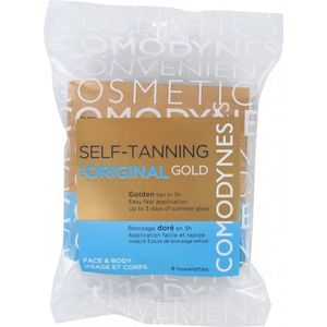 Zelfbronsende doekjes Natural & Fast Bronzing Comodynes (8 uds) (8 uds)