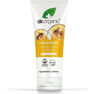 Dr. Organic Crème Jambes/Varices à la Gelée Royale Bio 200 ml
