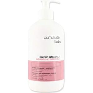 Cumlaude Lab Intimate Hygiene CLX - Reinigingsgel met chloorhexidine die een reinigende en beschermende werking heeft - met plantaardige actieve en pH-neutrale werking - 500 ml