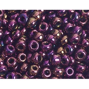 Japanse Rocailles metallic kralen, 2,2 mm, 11/0, 100 g