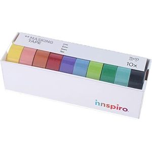 Set van 10 maskeertape, Washi serie Basic