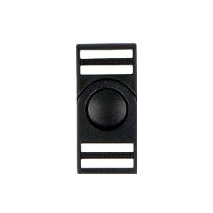 VELOX Zwarte plastic broche 15,6 mm. 5u.