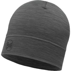 Buff Lightweight Merino Wool Hat Solid Grey