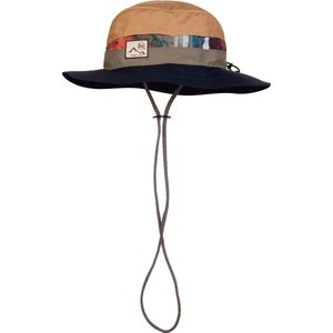 Buff - Wandel- en bergsportkleding - Explore Booney Hat Harq Multi voor Heren - Maat L\/XL - Bruin