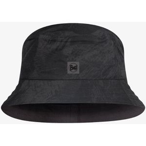 Buff uniseks_Adult Rinmann Trek Bucket Hat, zwart, klein/middelgroot