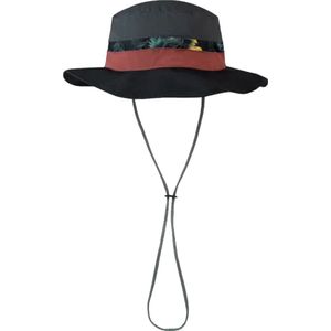 Buff - Wandel- en bergsportkleding - Explore Booney Hat Okisa Black voor Heren - Maat S\/M - Zwart