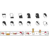 Buff Neckwarmer Polar reversible Uniseks voor volwassenen
