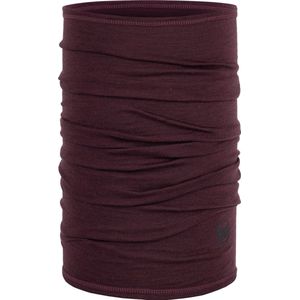 buff merino lightweight solid bordeaux choker