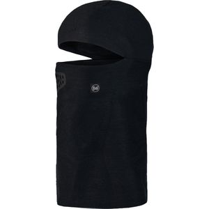 Buff - Thermonet Hinged Balaclava - Solid Black - 95% Gerecycled Polyester