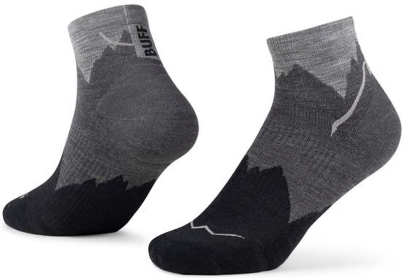 Buff - Lightweight Merino - Hardloopsokken - Zwart - Quarter