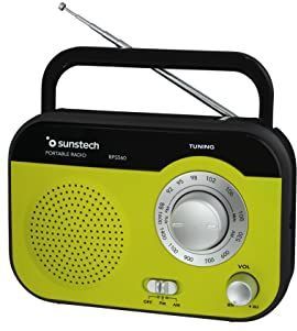 Sunstech - RPS560GR - Draagbare Radio - Analoge AM-FM - Telescopische Antenne