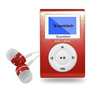 REPROD MP3 SUNSTECH DEDALOIII8GBRD 8GB 1,1