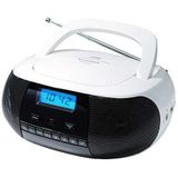 Sunstech CRUSM400 - Digitaal - Zwart, Wit - Tuner - 2 W