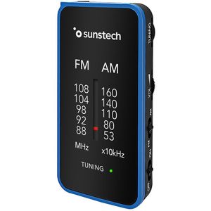 RPC6 - Draagbare Mini-Analoge Multiband Radio - Blauw - Draagbaar Design