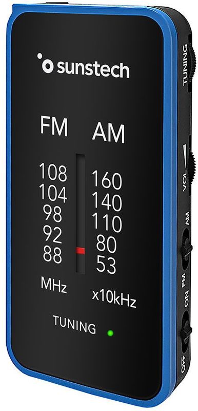 RPC6 - Draagbare Mini-Analoge Multiband Radio - Blauw - Draagbaar Design