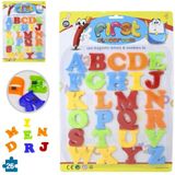 Concorde Gekleurde magnetische alfabet letters 26x stuks - 4 cm - magneet - koelkast - whiteboard