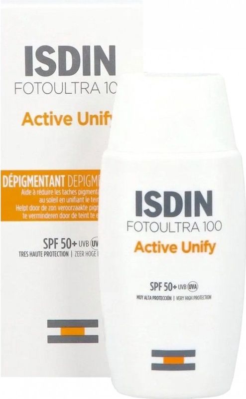 ISDIN - FotoUltra Active Unify - Zonnebrand - SPF50+