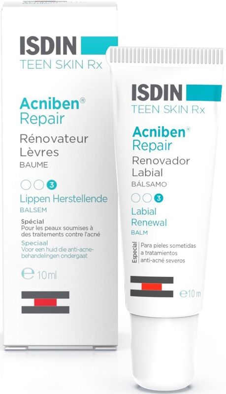 ISDIN - Acniben - Lippenbalsem - 10 ml - Hypoallergeen - Dermatologisch Getest