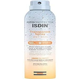 Isdin Fotoprotector Transp Spray Wet Skin Spf50+ efficace sur peau humide - 250 ml (le paquet peut différer)