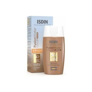 ISDIN Fotoprotector Fusion Water Color SPF50 (brons) 50 ml, getinte zonnebrandcrème op waterbasis voor dagelijks gebruik, natuurlijke dekking