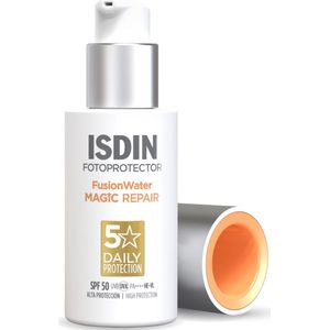 Isdin - Fusion Water Magic Repair SPF50 - Zonnebrand - Waterbasis