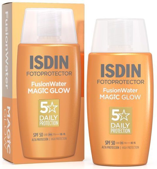 ISDIN - Fotoprotector FusionWater Magic Glow - Gezichtszonbescherming - SPF50 - 50ml