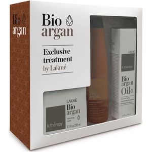 Lakmé K.Therapy Bio Argan Consumer Pack kit voor zacht en glanzend haar