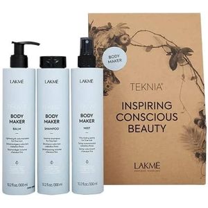 Lakme Tkn Retail Pack Body Maker: Shampoo 300 ml + Balm 300 ml + Mist 300 ml