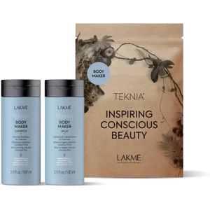 Lakme Teknia travel pack Body Maker: Shampoo 100ml, Balm 100 ml