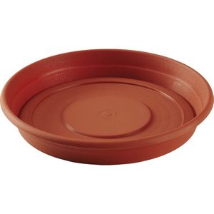 Bloempot/plantenpot onderschaal - D30 cm - terra cotta kleur - kunststof - Plantenpotten