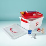 EHBO - Verbanddoos - Wit - 9L - 37 x 29 x 13 cm - Kunststof
