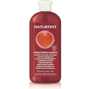 Naturtint - Shampoo Fortress Anticaída, Clean, strengthens and provides density, slows down and increases brightness, 99% natural ingredients, vegan, with Maca, 330 ml