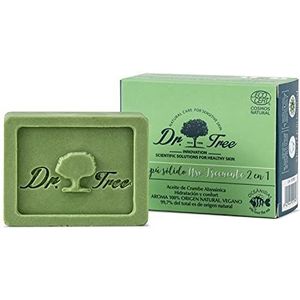 Dr. Tree | Solid Shampoo 2 in 1 | Solid Shampoo + Ecological Conditioner | Moisturizes and rejuvence | All kinds of hair | 99% Natural Ingredients Ecocert | Frequent use 75GR.