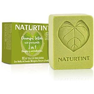 Naturtint Used Frequent 2 in 1 | Solid shampoo + ecological conditioner, moisturizes and repairs | Brighter and stronger hair. 99% natural ingredients. 75 GR.