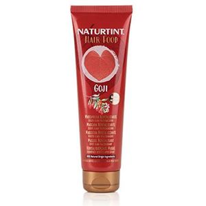 Naturtint Hair Food Goji Mask | Revitalizing ultraconcentraced capillary mask | Rejuvenating flash effect. Hair turned off | 99% natural ingredients. No grease Apt Method Curly. 150ml.