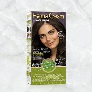 Henna Cream Haarverf 3.0 Donker Kastanje Bruin
