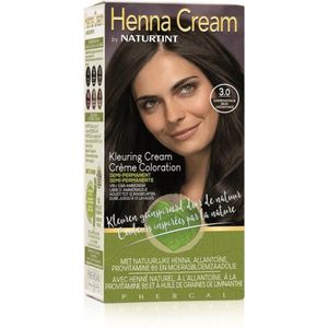 Naturtint - Henna Cream Haarverf - Donker Kastanje Bruin - 100% Grijsdekking