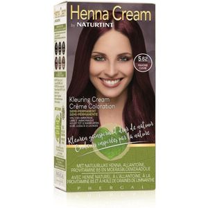 Henna Cream 5.62 Mahonie - NATURTINT - 110ml - Vegan - Ammoniakvrij - Semi-Permanente Haarkleuring - Microplastic FREE