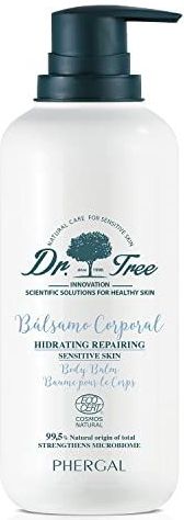 Dr. Tree | Hydraterende lichaamsbalsem | repareert, hydrateert en reguleert de huid. Versterkt de microbiom, 99,5% natuurlijke ingrediënten, 400 ml