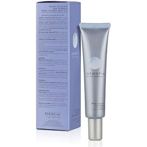 Atashi DD crème Stay Matt | vochtinbrengende crème met kleuring | gelijkmatige dekking | minimaliseert poriën en onvolkomenheden | Gemengde huid vettig | Lila bloesem | intensieve tint | 40 ml