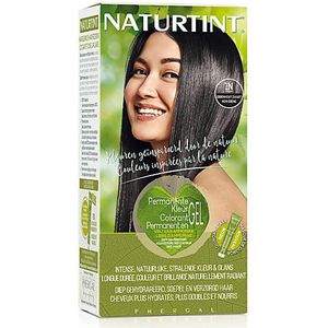 Naturtint - 1N Ebbenhoutzwart - Haarkleuring - 99% Natuurlijk - Inclusief Haarmasker