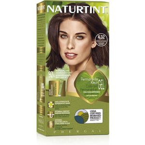 4.32 Intens Kastanje - NATURTINT - 170ml - Vegan - Ammoniakvrij - BioBased Certified - Microplastic FREE