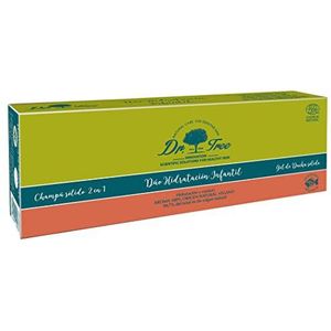 Dr. Tree Duo vaste vochtinbrengende shampoo voor kinderen, hydraterende vaste shampoo + vaste douchegel junior, hydrateert en verzorging, zonder SLE-sulfaat, SLS, zonder parabenen, zonder siliconen,