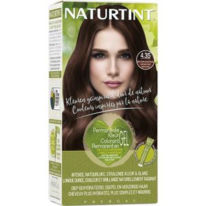 NATURTINT - 4.35 Diep Cappuccino Bruin - Haarkleuring - 170ml - Vegan - Ammoniakvrij