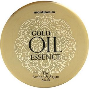 Montibello - Gold Oil Amber & Argan Mask - Haarmasker - 200 ml - Verzorging voor Vrouwen
