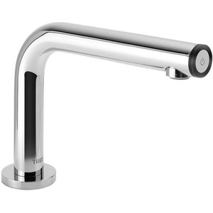 XJTNLB Sensor kranen voor badkamer wastafel warm en koud wastafelkranen automatische sensor kraan wastafelmengkraan messing batterij aangedreven, geborsteld goud, B