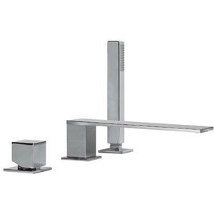 Tres Cuadro Badmengkraan voor randset met handdouche Chroom 00616104